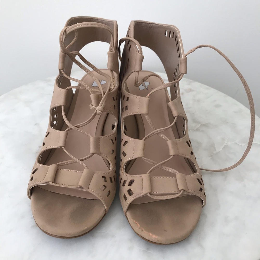 Bp Decker Lace up Sandals 6.5